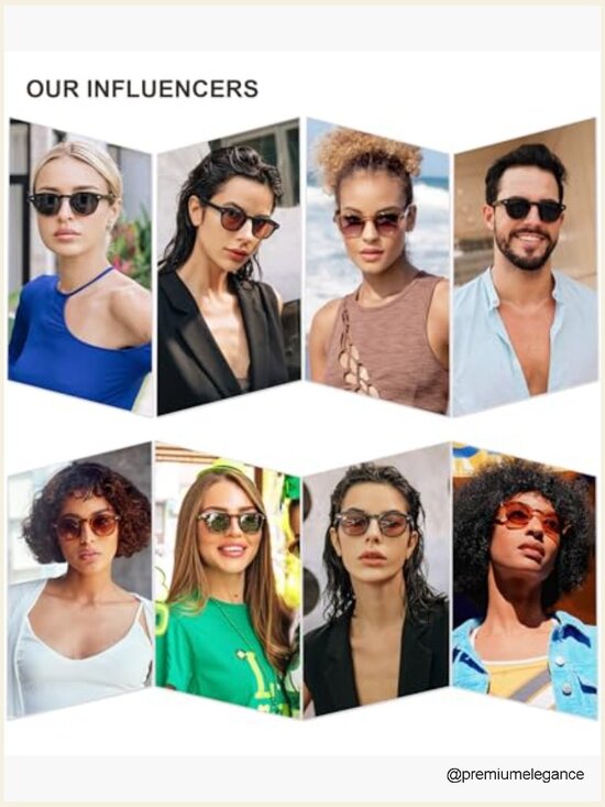 Retro Round Frame UV400 Protection Sunglasses Unisex Trendy Circle Style main image 6